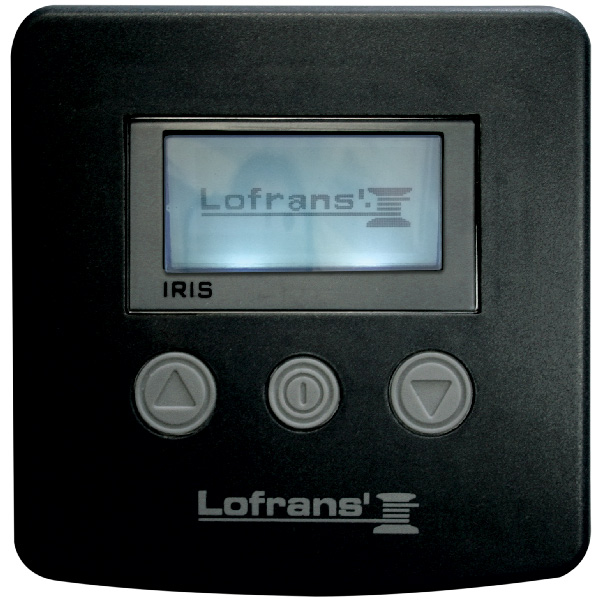 Lofrans iris kdetller sort