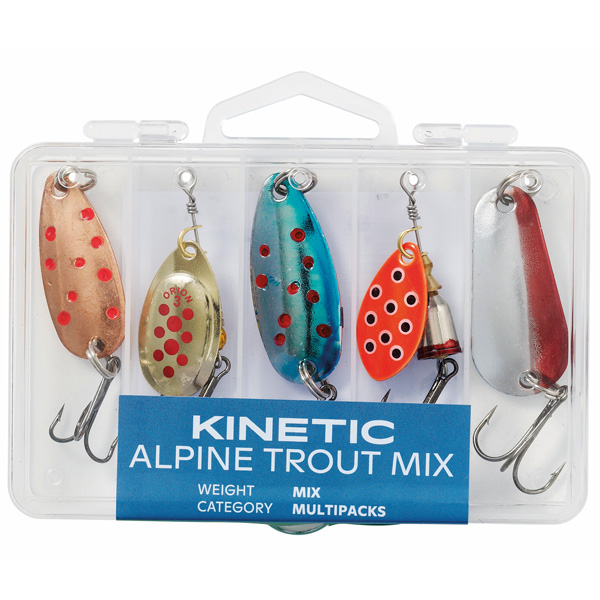 Kinetic alpine trout mix 5 stk.