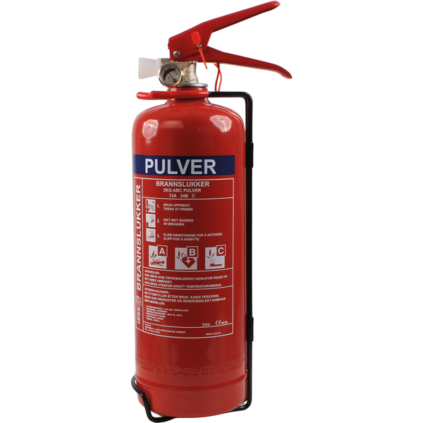 1852 ildslukker 6kg pulver abc