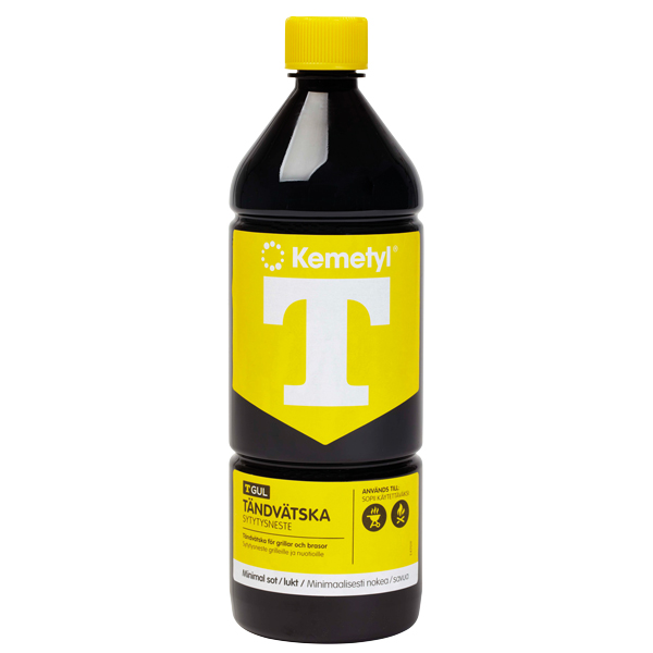 Kemetyl t-gul antændelsesvæske 1l