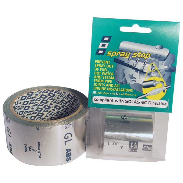 Psp spray stop tape 1 stk 50 mm x 1 meter