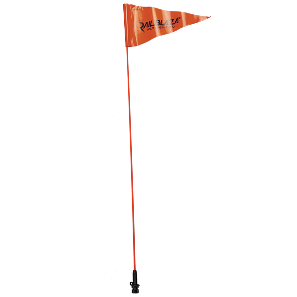 Railblaze flagpisk og vimpel, sort fod
