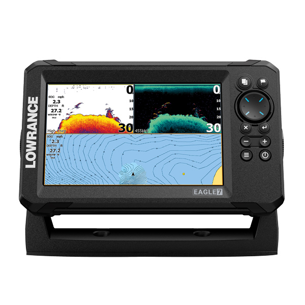 Lowrance eagle 7 splitshot