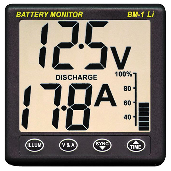 Nasa clipper lithium batteri monitor bm-1, 12v