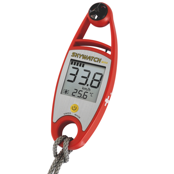 Vindmler hndholdt skywatch med temperatur