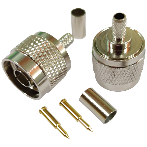 1852 n hanstik til 6mm kabel (rg58), crimpning, 2-