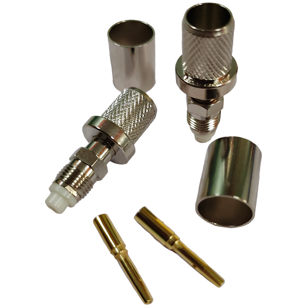 1852 fme hun stik til 10mm kabel rg213, crimpning,