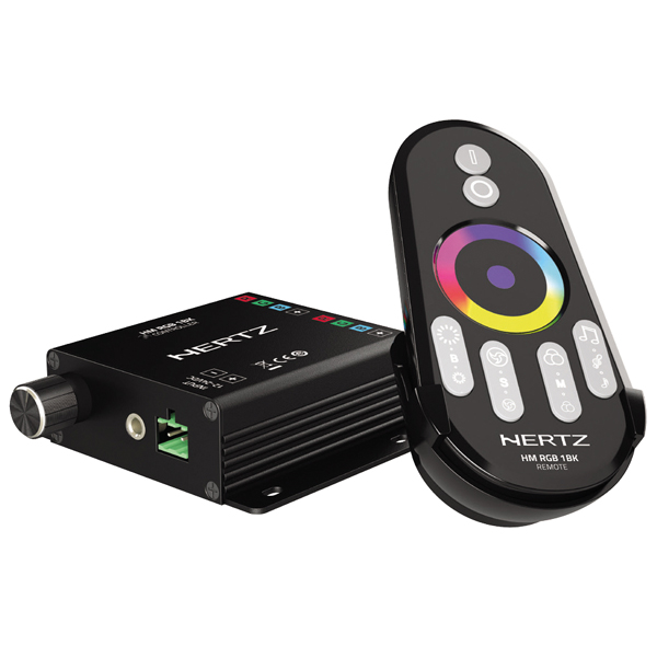 Hm rgb1 bk styreenhed m/fjernbetjening
