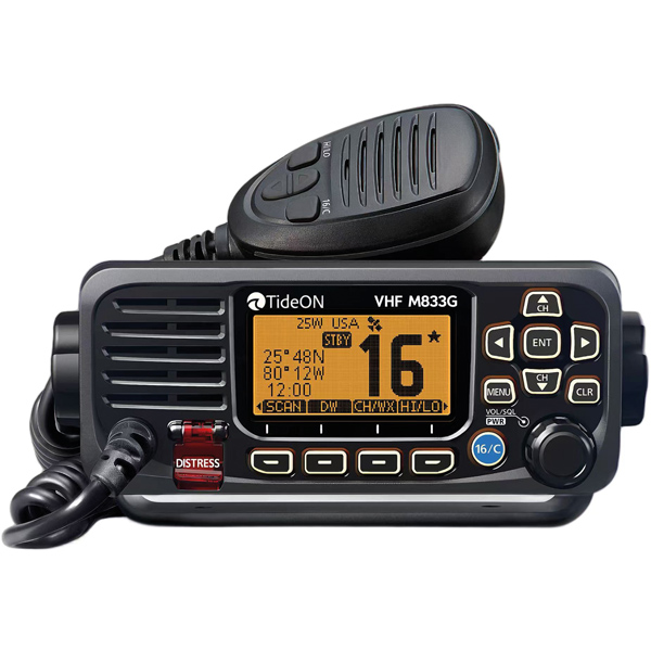 Tideon vhf m833g med gps/dsc