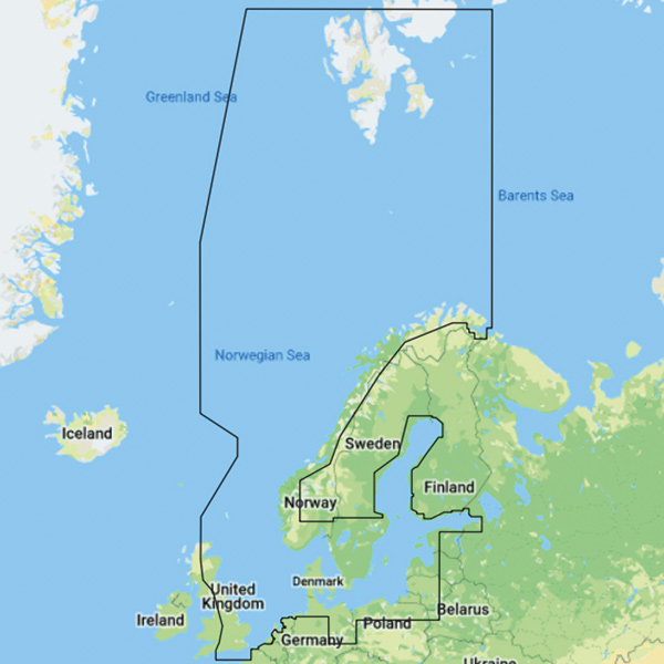C-map y050 discover, skandinavien til lowrance,sim