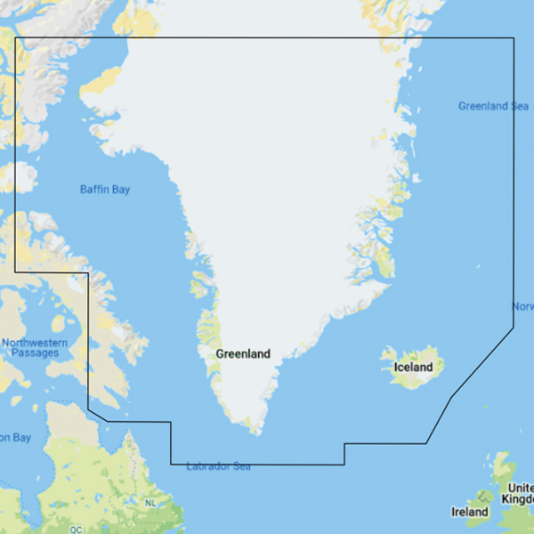 C-map y040 discover, grønland til lowrance,simrad 