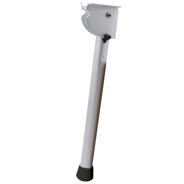Bordben, support beslag i aluminium 33,5 cm