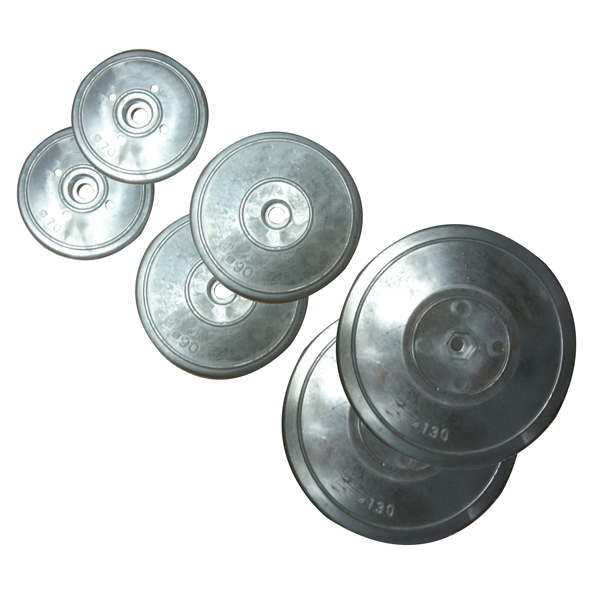 1852 zink tallerken anode st 90mm 450 gr