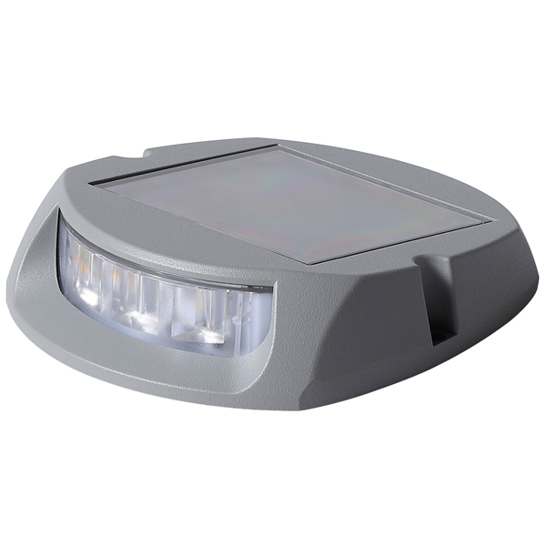 1852 brolys/vglys aluminium med solcelle