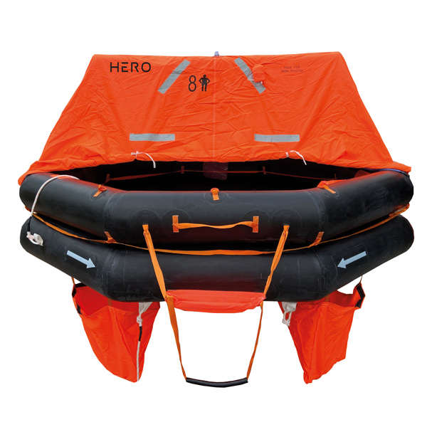 Hero redningsflde yacht solas a cylindrisk 8 pers