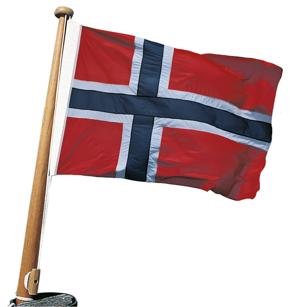 Bdflag polyester norge, 70x50 cm