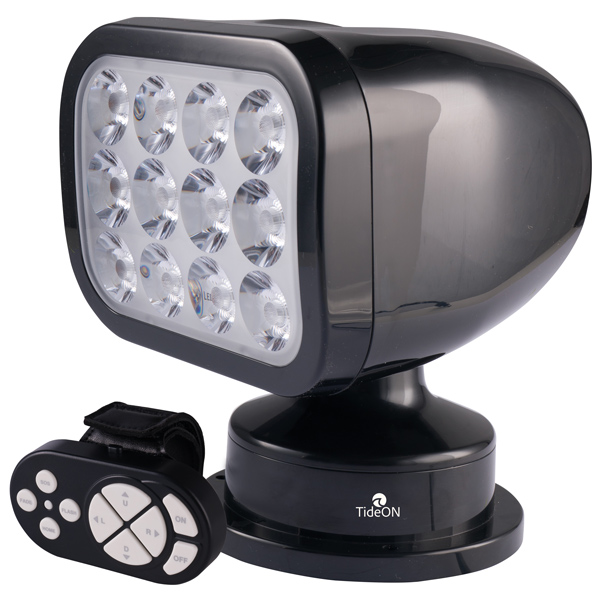 Tideon led s�gelygte sort m/tr�dl�s fjernbetjening