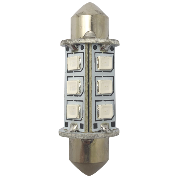 1852 led lantern pinolpre 37mm 10-36vdc grn, 2 s