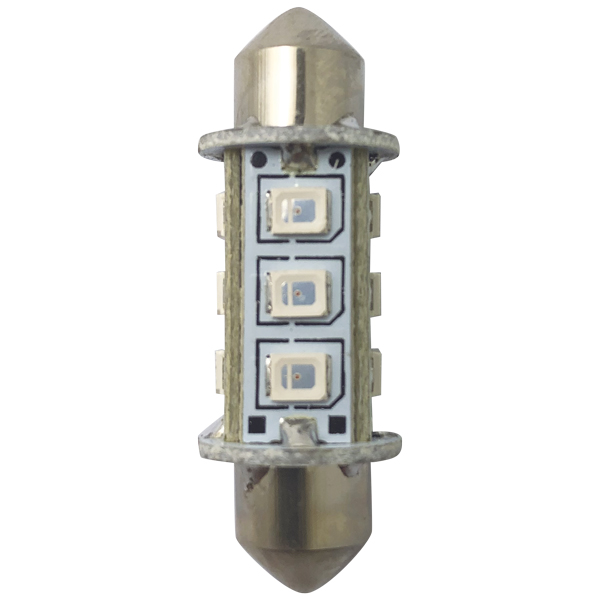 1852 led lantern pinolpre 37mm 10-36vdc rd, 2 st