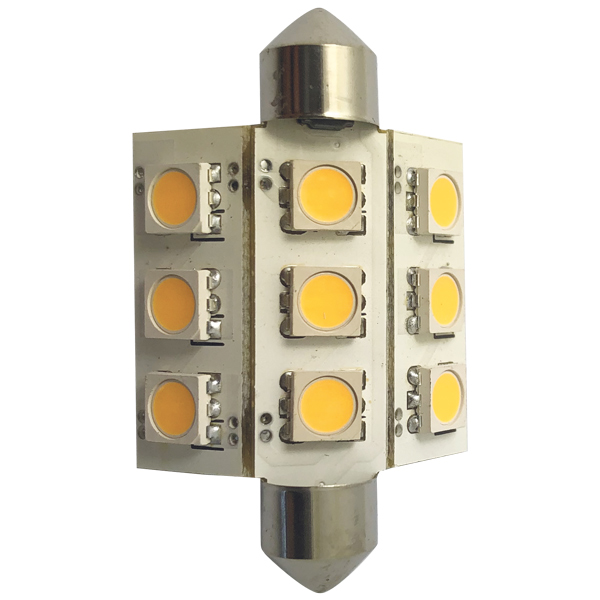 1852 led pinolpre 42mm 10-36vdc, 2 stk
