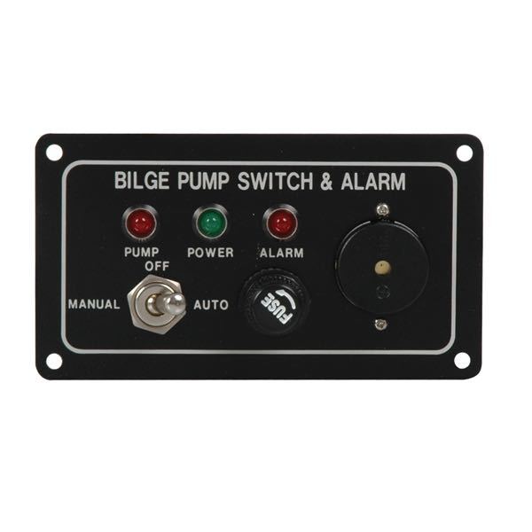 Pumpepanel m/akustisk alarm12v