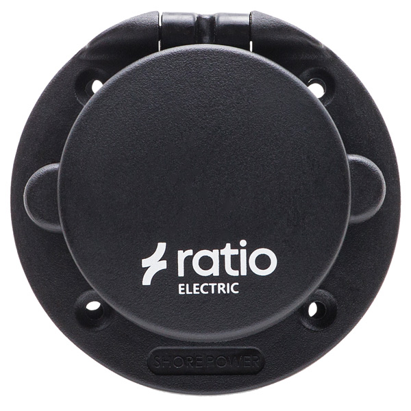 Ratio landstrmstik med sort lg i glasfiber/nylon
