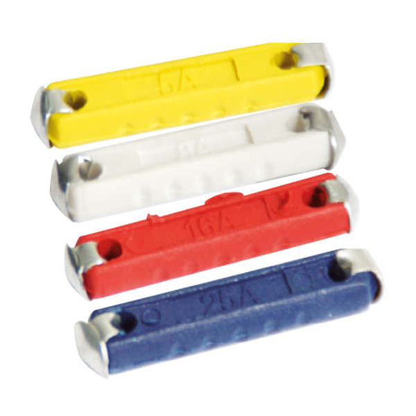 Oceanflex porcelns sikring 8 amp, hvid - 10 stk.