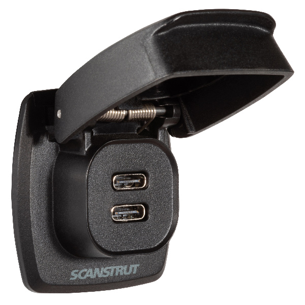 Scanstrut flip-pro vandtt 2 x usb c ladestik 12-2
