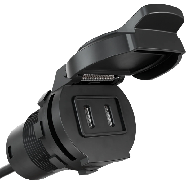 Aquaamp dobbelt usb-c udtag 10-24v 10w