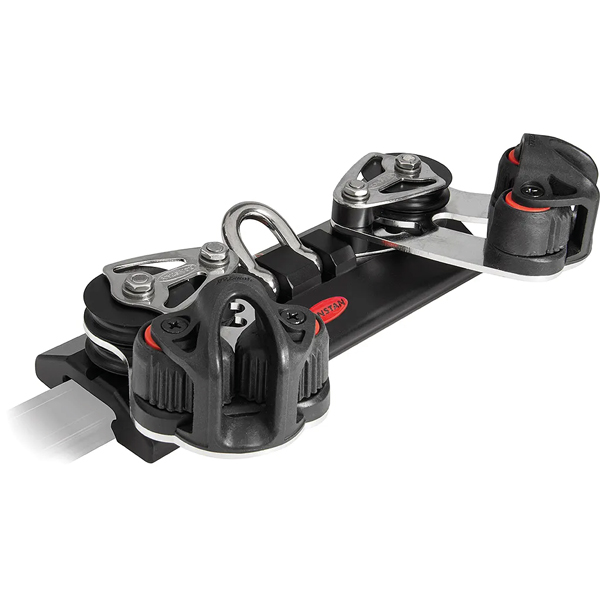 Ronstan serie 26 genoavogn 4 styrblokke og fr�l�r