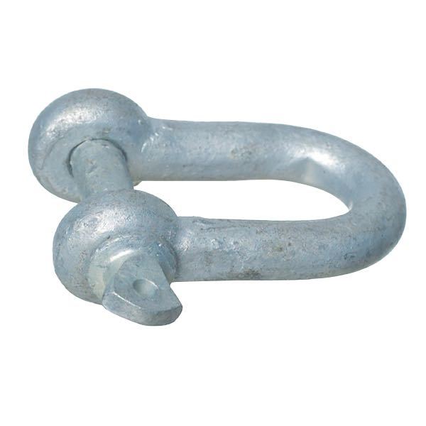 Schackel med vingskruv galv 5mm