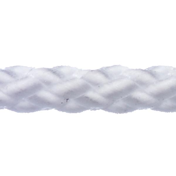 Robline polyester 8 line 6 mm hvid 200 meter