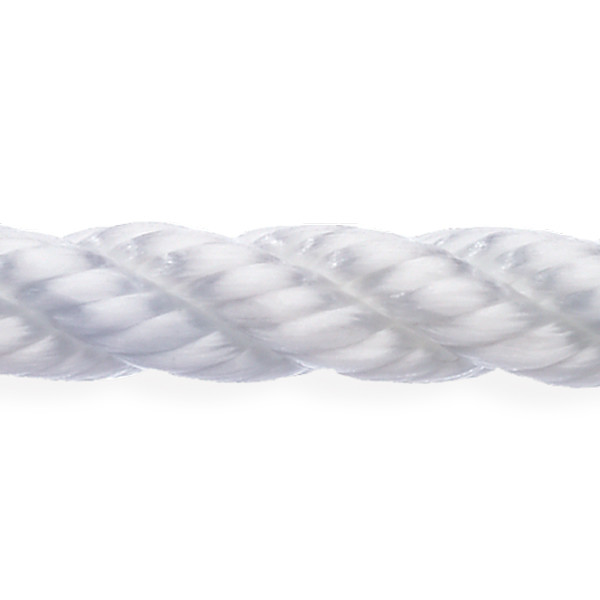 Robline cormoran fortjningsline, 8mm hvid  - 1 mt