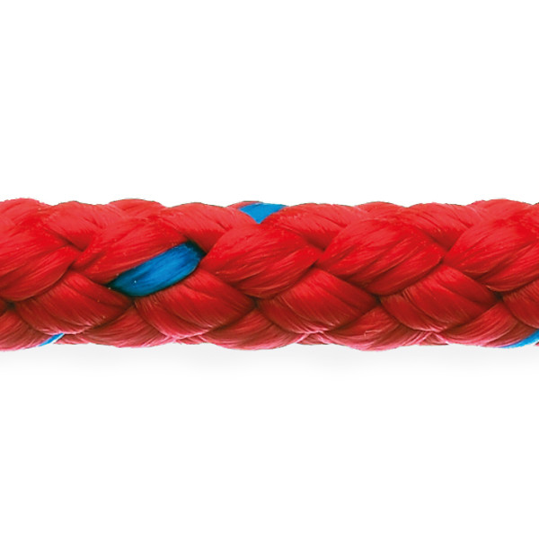 Robline albatros flydeline, 8mm rd/bl  - 1 mtr