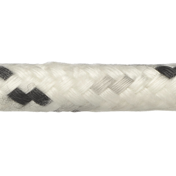 Robline neptun 500 skde tov, 12mm hvid/sort  - 1 