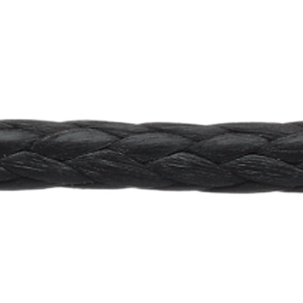 Robline ocean 3000 dyneema fald, 2mm sort  - 1 mtr