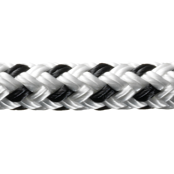 Robline rio 10mm hvid/sort 150m