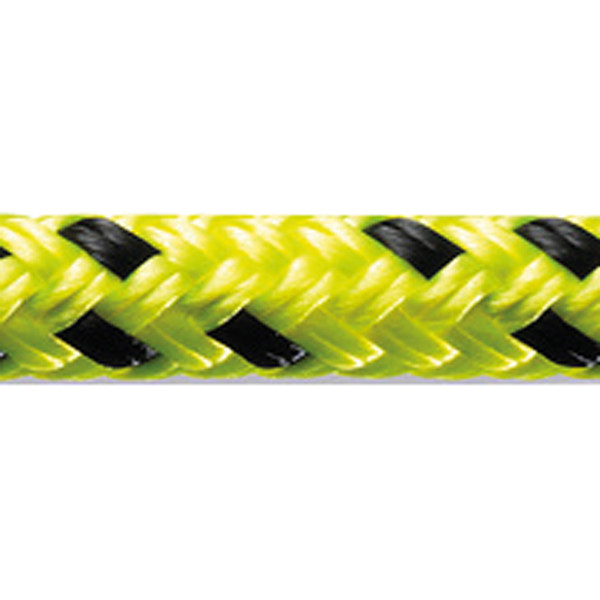 Robline orion 500 trimline, 4 mm neongul/sort - 1 