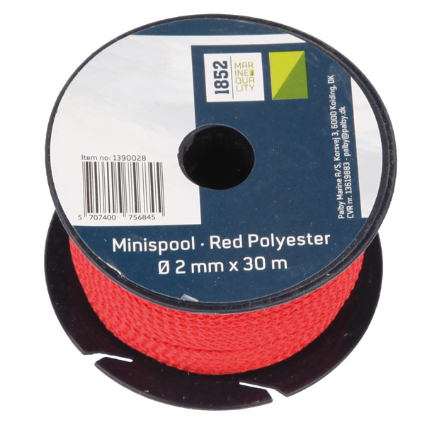 1852 minirulle rd polyester 2mm x 30m 18stk/pk