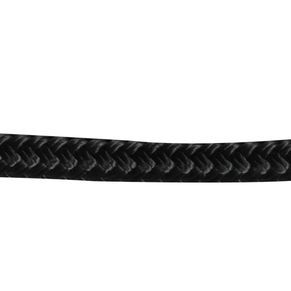1852 fortjning db. flettet sort 18mm 10m