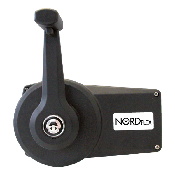 Nordflex kontrolbox sort etgrebs m/lås