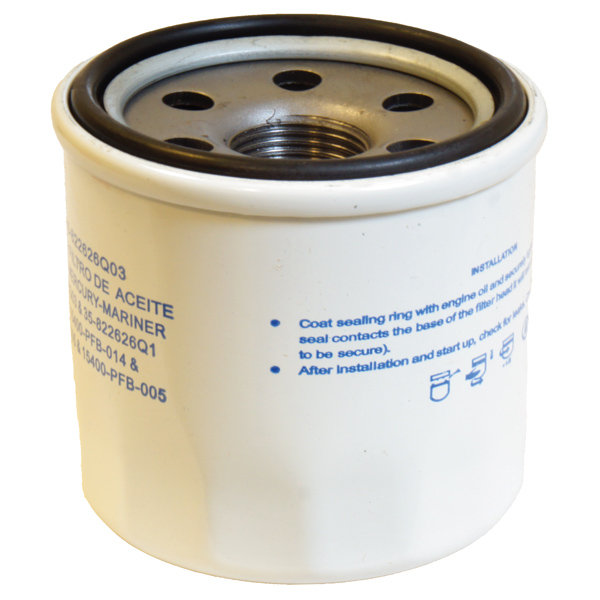 Oliefilter til mercury 15, 20 25 hk