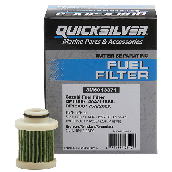 Quicksilver 8m6013371 brndstoffilter, suzuki df11