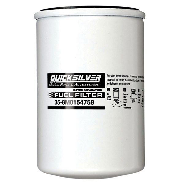 Quicksilver 8m0154758 brndstoffilter, vandsep. - 