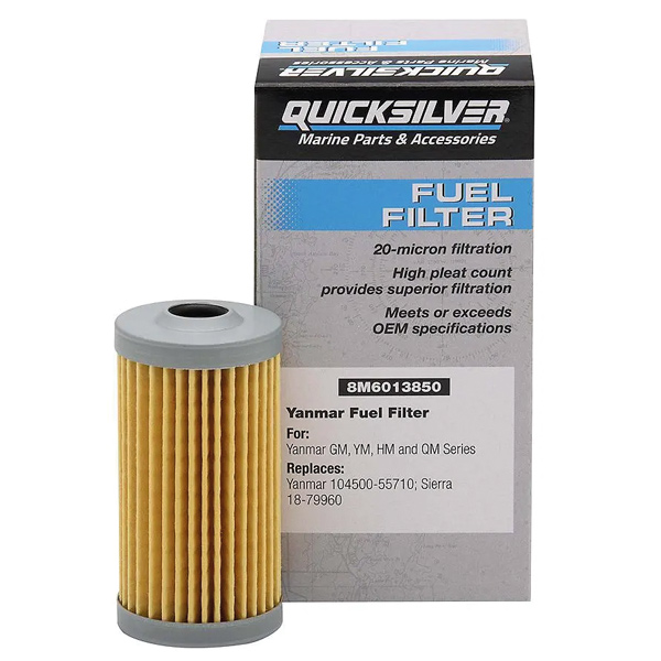 Quicksilver 8m6013850 brndstoffilter - yanmar gm,