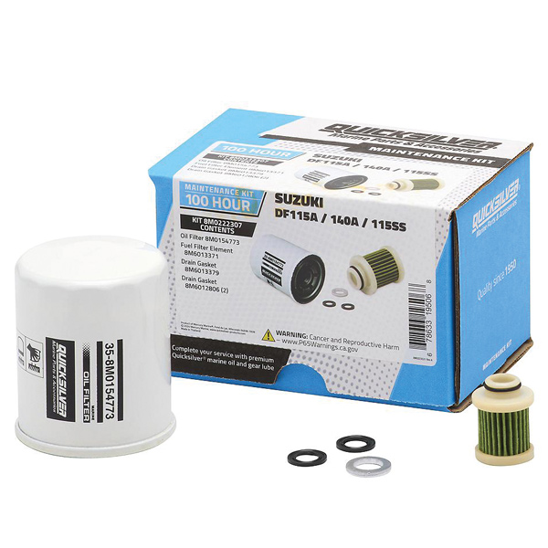 Quicksilver 8m0222307 100t service kit, suzuki df1