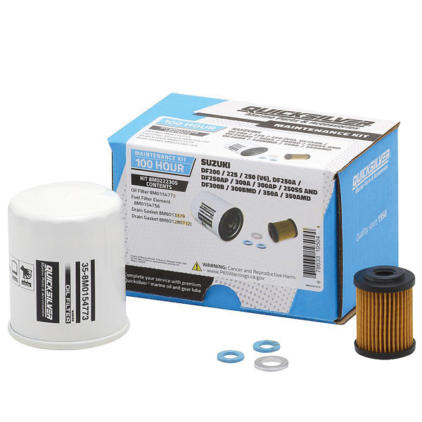 Quicksilver 8m0222305 100t service kit, suzuki var