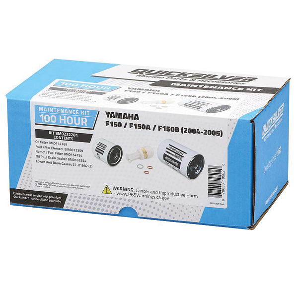 Quicksilver 8m0222281 100t service kit, yamaha f15