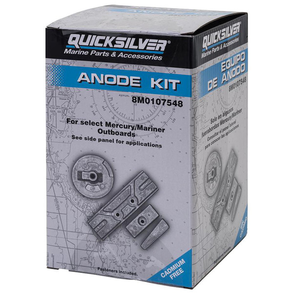 Quicksilver 8m0107548 aluminiumanodest til udvalg