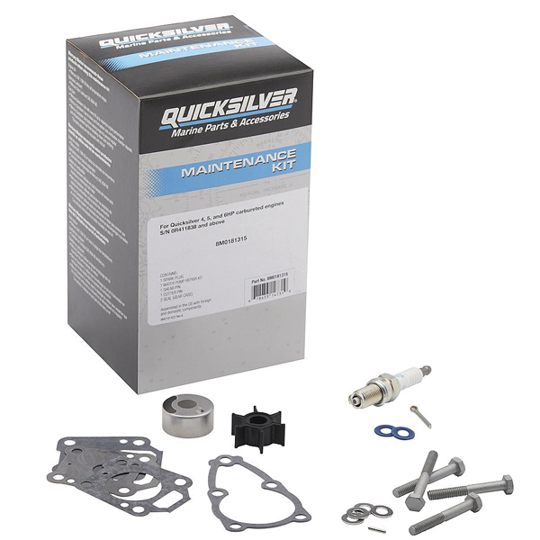 Quicksilver 8m0181315 service kit, mercury, 4-6 hk